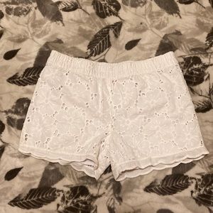 White kids shorts